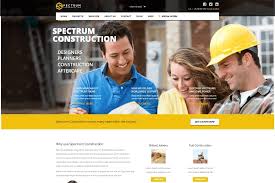 construction website design