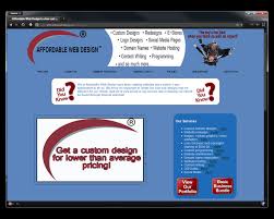 low cost website design