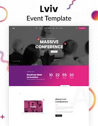 event website design