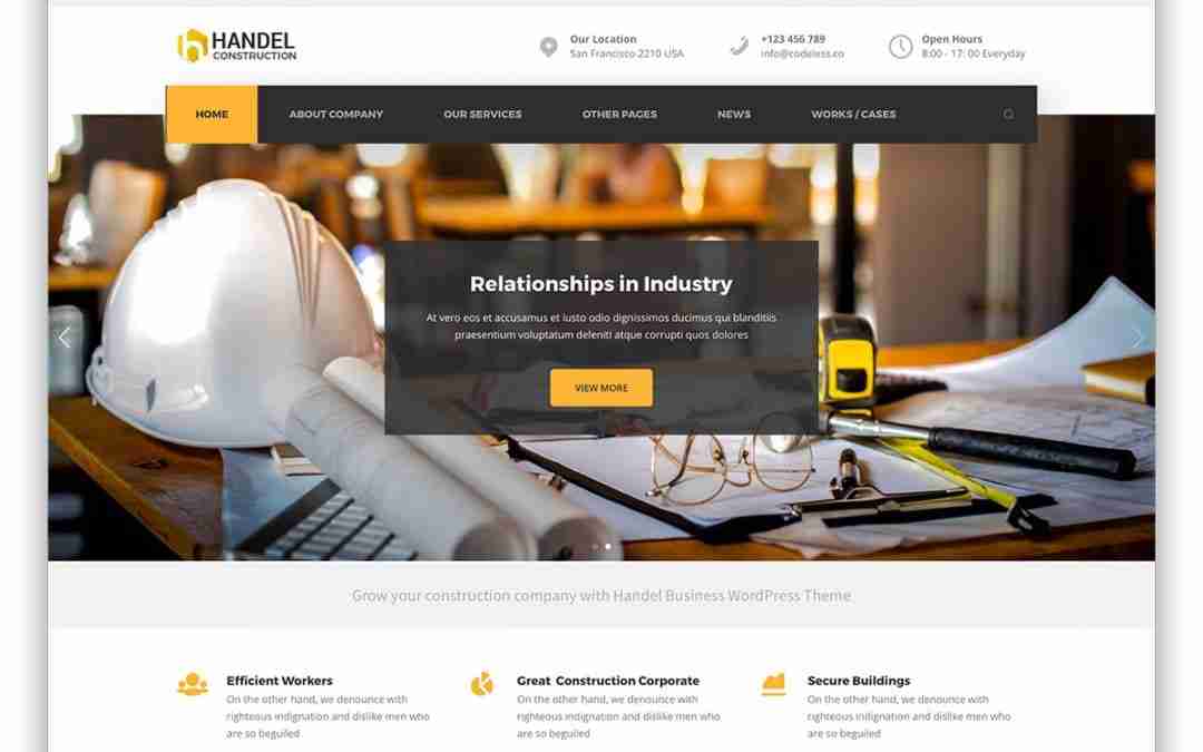 contractor website design