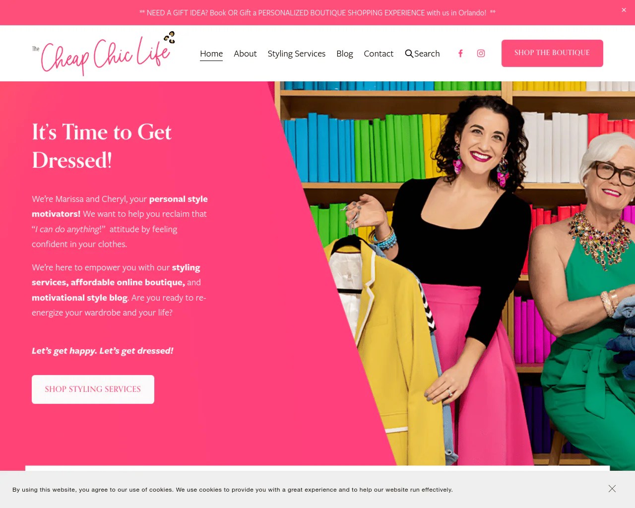 boutique website design