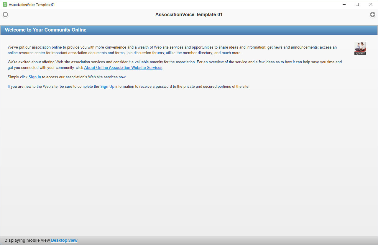 non responsive web design