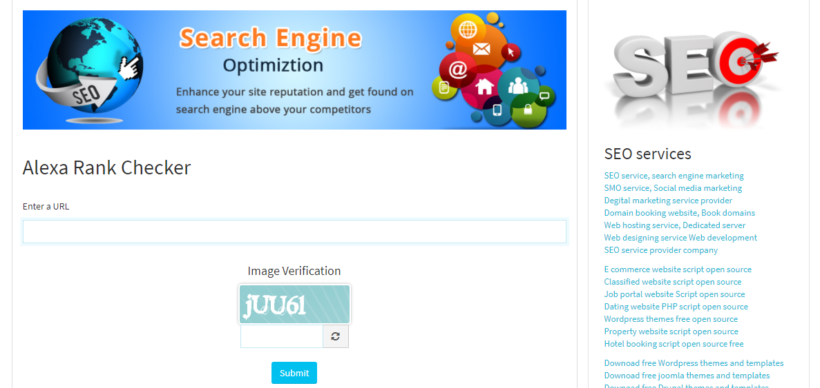 alexa website ranking search