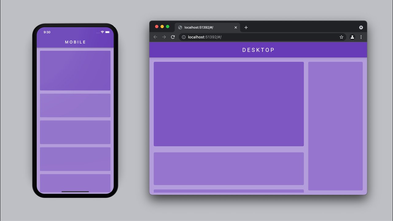 flutter web responsive design