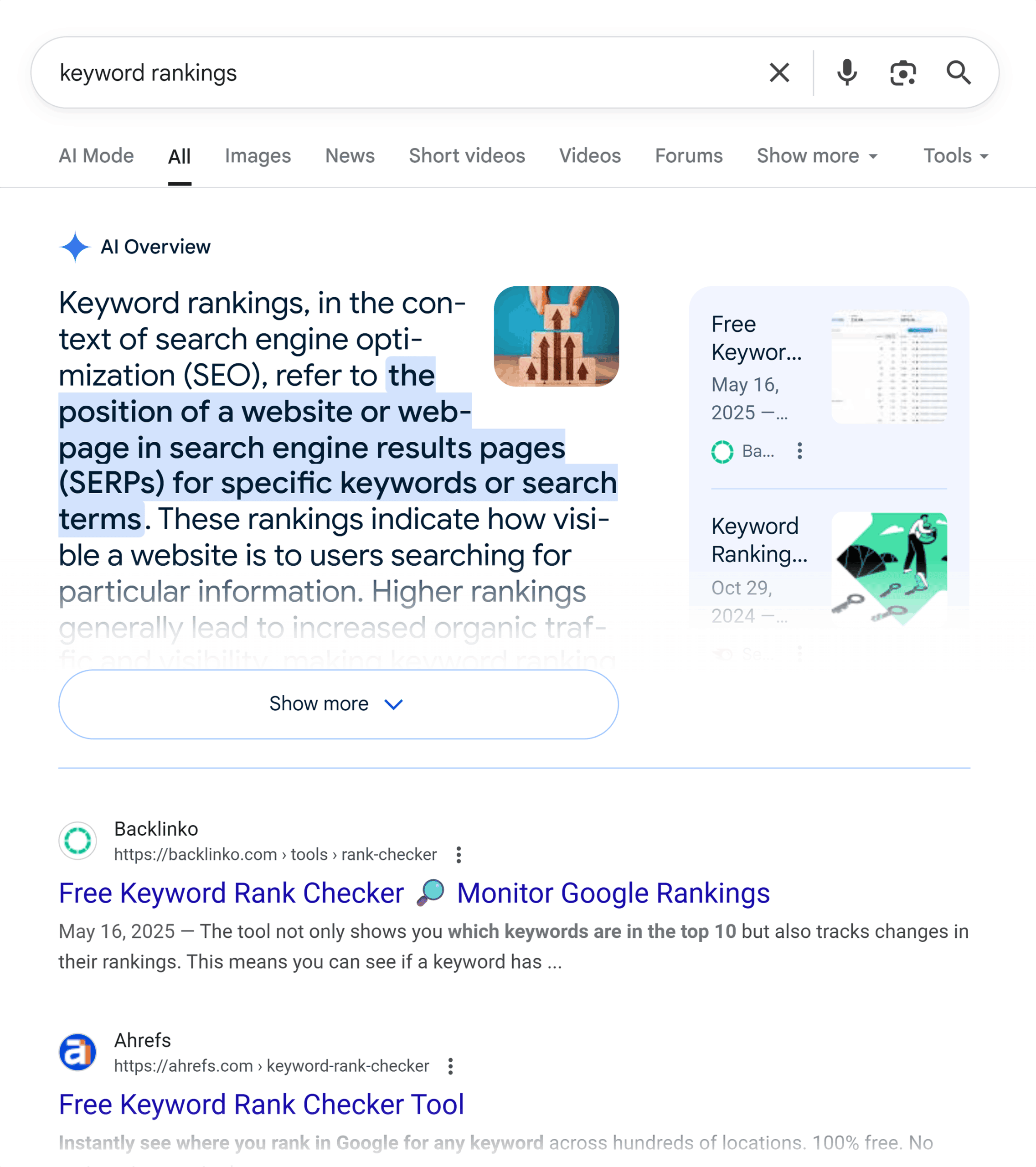 increase website ranking on google